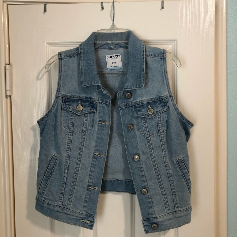 Old Navy Denim Vest Small